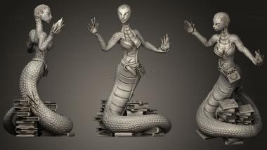 3D model Snakeman Wizard (STL)